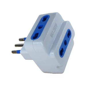 adaptador bipaso 3 tomas Macrotel compacto
