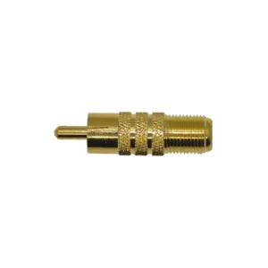 adaptador coaxial RCA Macrotel F hembra RCA macho