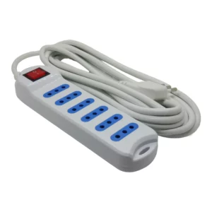 zapatilla eléctrica Philco 6 tomas 5 m certificada