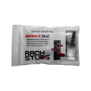 tuercas Rackstuds DUO Series negras para rack