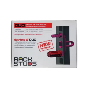 tuercas Rackstuds DUO Series II negras para rack