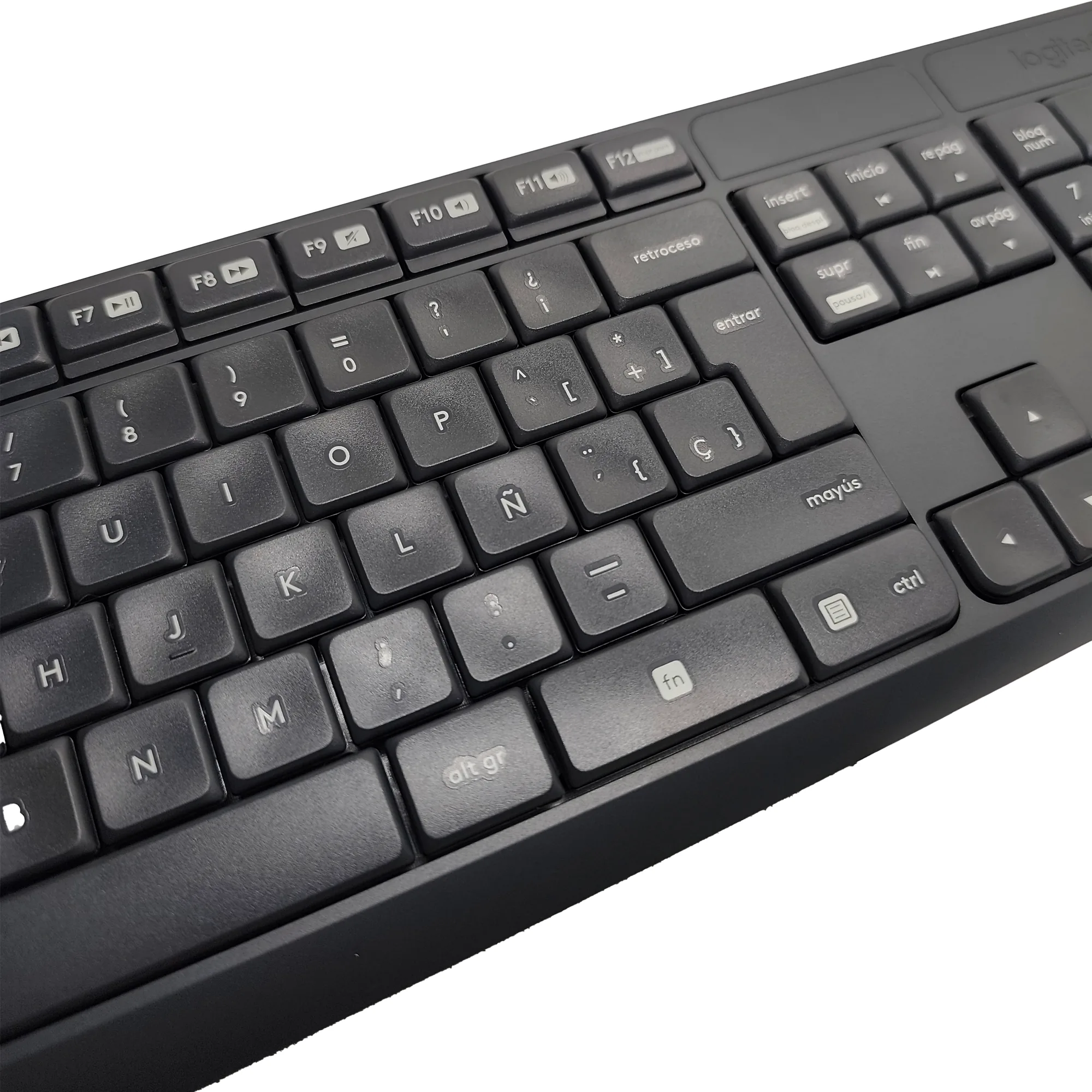Combo Logitech Inalámbrico Español Teclado y Mouse USB - Imagen 2