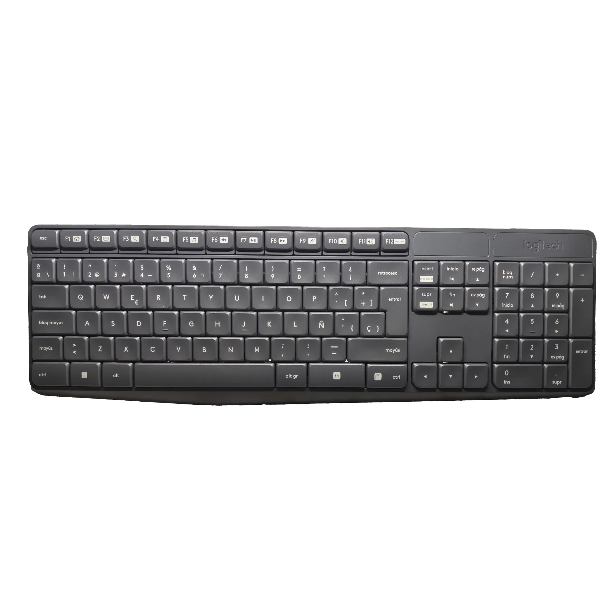 Combo Logitech Inalámbrico Español Teclado y Mouse USB - Imagen 5