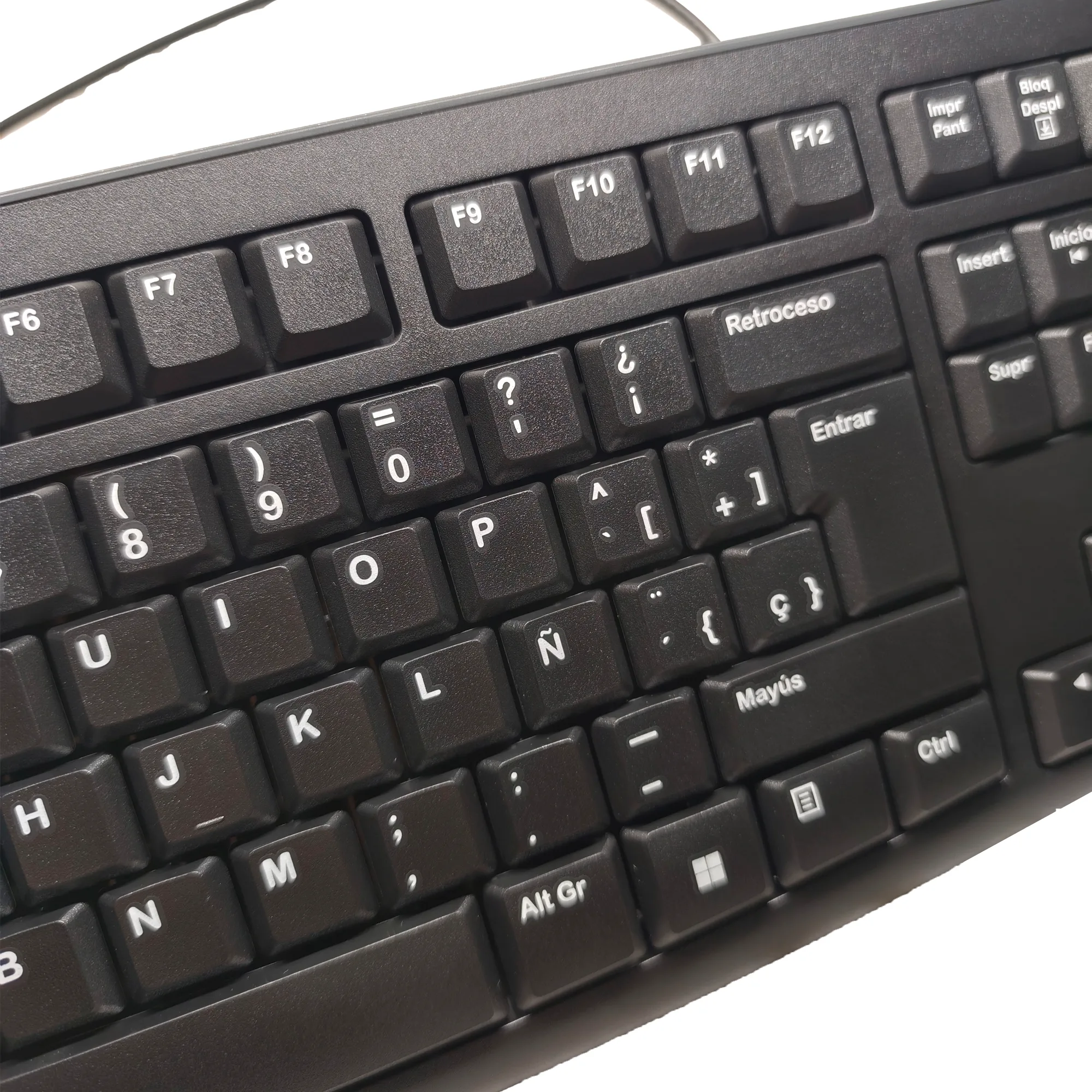 Teclado Logitech USB Español Negro Tamaño Completo - Imagen 5